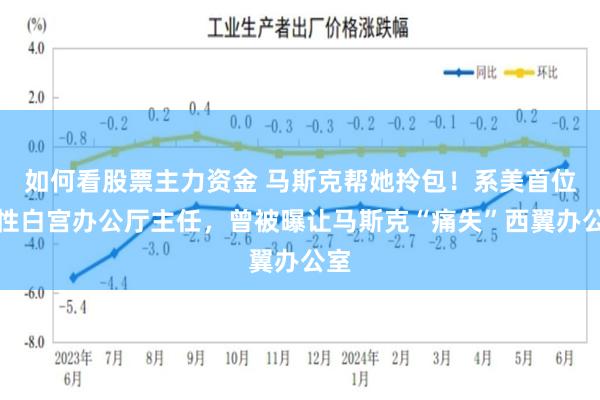 如何看股票主力资金 马斯克帮她拎包！系美首位女性白宫办公厅主任，曾被曝让马斯克“痛失”西翼办公室