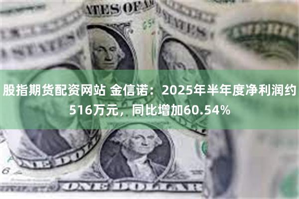 股指期货配资网站 金信诺：2025年半年度净利润约516万元，同比增加60.54%